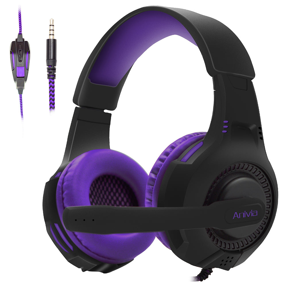 ANIVIA AH68 Head-mounted 3.5mm Wired E-sports Headphone Super Bass Computer Gaming Music Headset ANIVIA AH68 Head-mounted 3.5mm Wired E-sports Headphone Super Bass Computer Gaming Music Headset